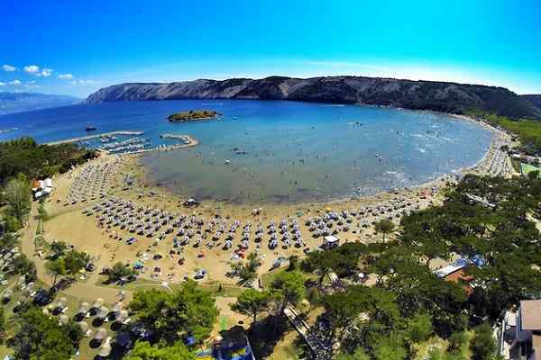 Spiaggia di paradiso - Rab, Croazia