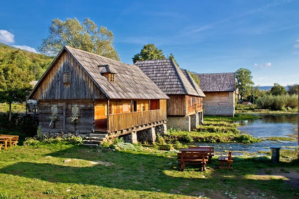 il fiume Gacka, Croazia