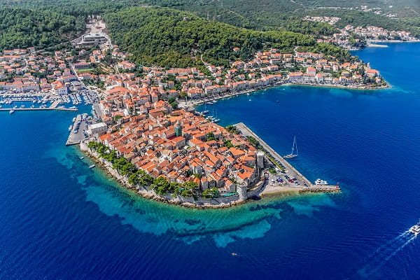 Città Vecchia di Korčula, Croazia