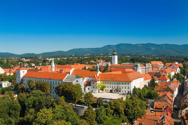La Città Superiore di Zagabria, Croazia