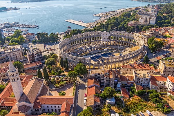 Anfiteatro a Pola, Croazia