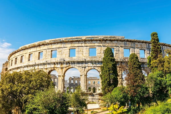 Anfiteatro a Pola, Croazia
