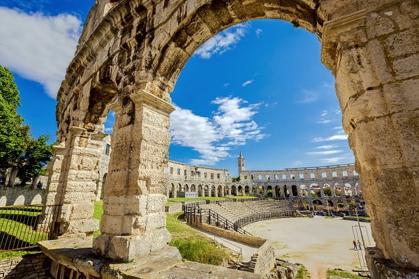 Anfiteatro a Pola, Croazia
